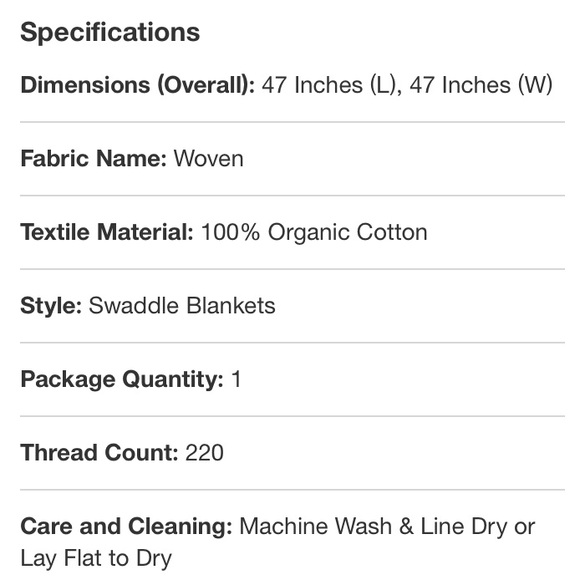 Mushie swaddle blanket. - Picture 2 of 6